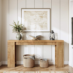 Table console paysanne longue et étroite avec 0 libération de formaldéhyde Derrière le <span class=keywords><strong>canapé</strong></span>. - Product Image 3