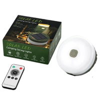 Guirlandes lumineuses LED solaires rétractables pour le camping, rechargeables par USB, éclairage d'urgence pour la randonnée en plein air, la tente, le jardin, la décoration de camping