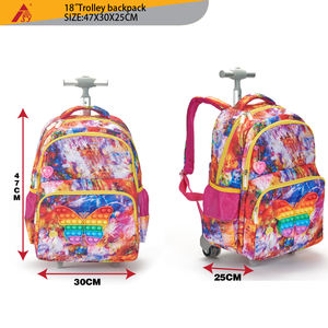 2023 nueva bonita mochila escolar con ruedas, mochilas para estudiantes para niños, mochila escolar con ruedas, mochila para niñas - Product Image 3