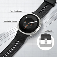 Bracelet de remplacement en silicone pour Samsung Galaxy Watch 8, bracelet de sport Correa pour Galaxy Watch 9 40 mm 44 mm