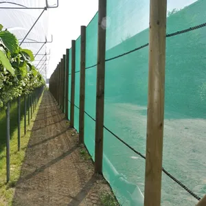 HDPE plastik tarım Windbreak netleştirme Anti rüzgar koruma ağları agro tarlaları