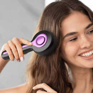 Masseur capillaire électrique rechargeable par USB, brosse douce pour le cuir chevelu, thérapie fluide, peigne à huile pour la croissance des cheveux - Product Image 2