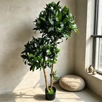 Arbre topiaire artificiel en laurier faux en pot, directement de l'usine, pour décorations d'événements, mariages, Noël, réveillons et fêtes