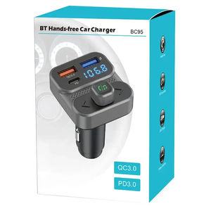 36W/QC3.0 cargador de coche USB dual rápido con <span class=keywords><strong>Bluetooth</strong></span> inalámbrico transmisor FM receptor de Radio MP3 Audio música estéreo adaptador reproductor - Product Image 6