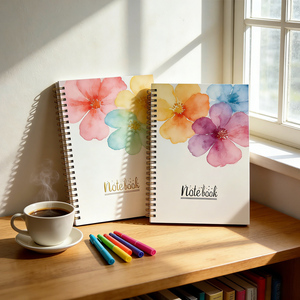 Cuaderno A5 Ecológico de Tapa Blanda, Papel Grueso de Alta Calidad, Diario, Libreta para Estudiantes, Registrador de Reuniones, Promocional - Product Image 4