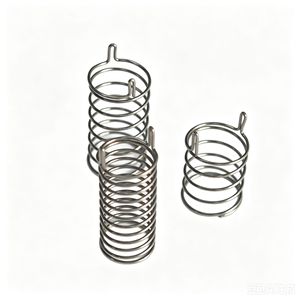Bouton à ressort double à pression, diamètre extérieur 8 mm, fil de 0,6 mm, acier nickelé, pièce non standard - Product Image 2
