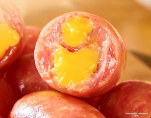 Saucisse de Porc au Fromage Hongxiangji, Texture Moelleuse, Salée, Prête à Consommer, Snack en une Seule Gueuleée, Vente en Gros, Alimentation Décontractée Savoureuse, Usine OEM ODM - Product Image 2