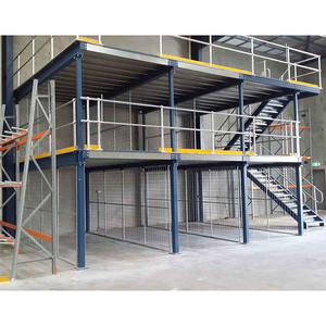 מערכת מדפים משולבת עם פלטפורמת אחסון כבדה, מדרגות ומעבר - Product Image 3