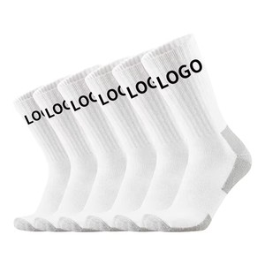 Xianghui Can Custom logo Design Oem <strong>Gym</strong> Good Quality Printing <strong>Men</strong> Outdoor Athletic Running Adult Cotton Crew Sports <strong>Socks</strong> - Product Image 6