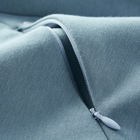 Sweat-shirt à capuche en molleton 100% coton, brodé, déstructuré fonctionnellement, effet délavé, couleur coquille d'œuf, nouvelle collection hiver 25, Machete