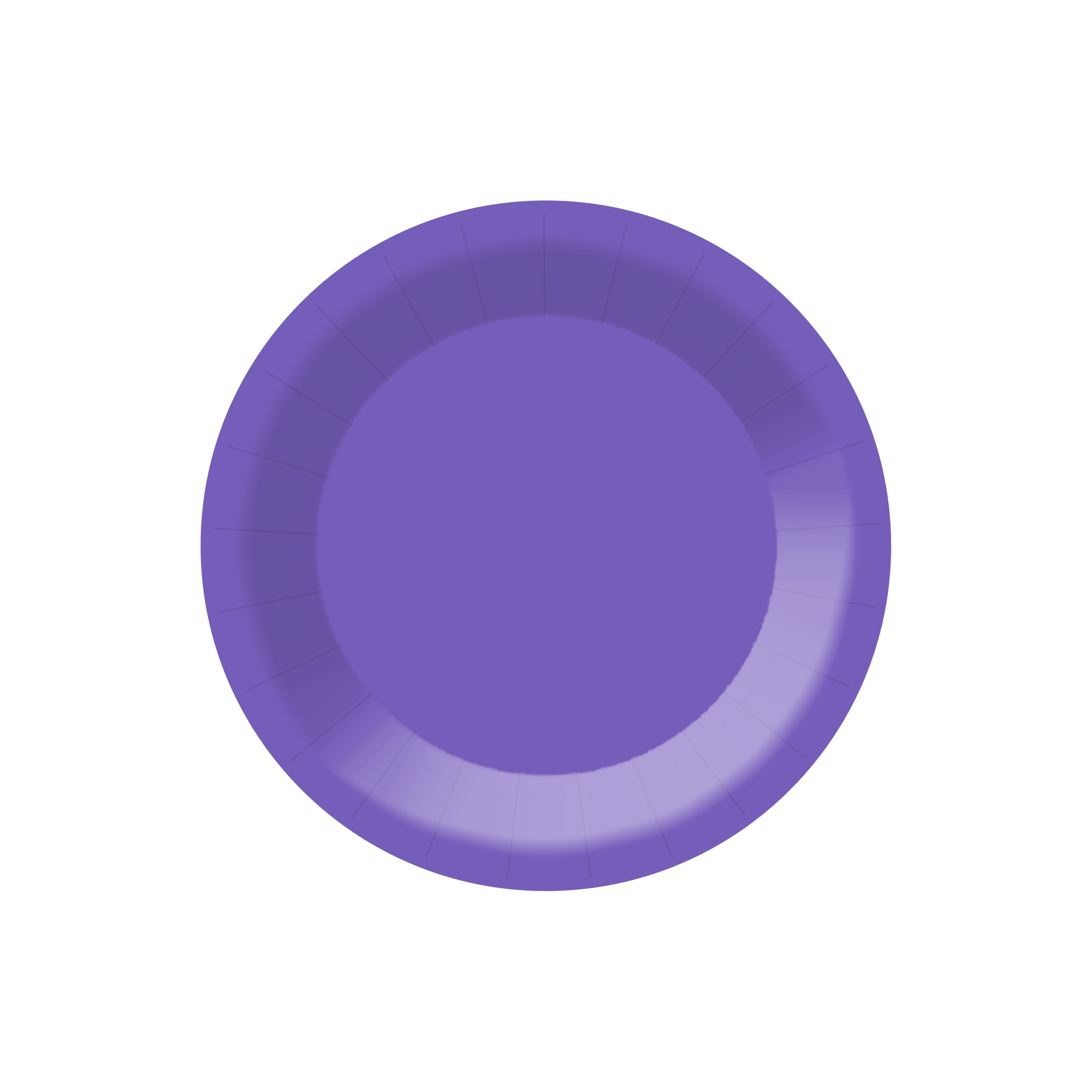 Plato de papel de 7 pulgadas * 8 piezas