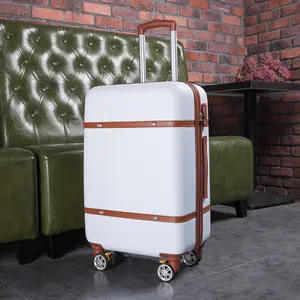 Universele Wielbagage Abs + Pc Bagage Trolley Instappen Wachtwoord Box Studenten Grote Capaciteit Koffer