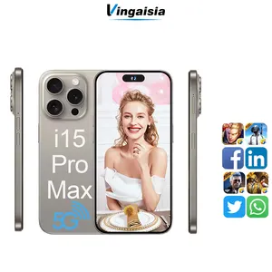 Vingaisia 최고의 가격 아이폰 15 프로 최대 nuevo 원본에 대한 도매 단장 잠금 해제 celulares 스마트 폰