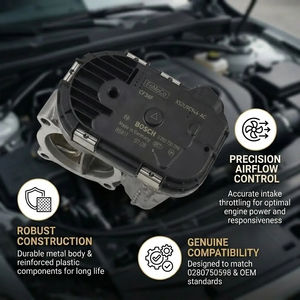 Pièces de machines de construction : Boîtier papillon électronique 0280750156 pour moteur à soupape de ralentissement - Product Image 2