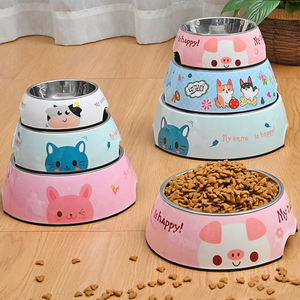 Melamina de aço inoxidável para cachorro, aço inoxidável, luxuosa, cão, comida, tigela personalizada, impressão de logotipo, cão, gato, bacia de animal de estimação - Product Image 2