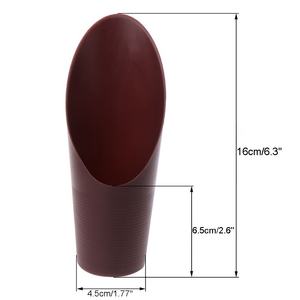 1P bonsái DIY suelo cuchara suelo jardinería maceta <span class=keywords><strong>cultivo</strong></span> cubo pala plástico duradero cubo pala cilindro planta herramienta Mini - Product Image 2