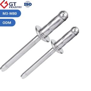 Rivets à tête bombée Hemlok Hem-luk en acier inoxydable SS304 SS316 SS316L 1/8 3/16 5/16 5/32 201 304 316 316L 3,2 mm 4,8 mm 5 mm - Product Image 5