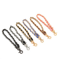 Breloque de téléphone détachable en métal, dragonne de poignet pour femmes et filles, cordon de téléphone portable, porte-monnaie, porte-clés, sacs DIY