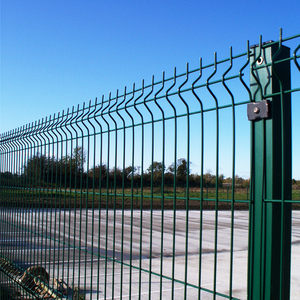 Valla DE SEGURIDAD 3D decorativa de hierro forjado usada, paneles de valla de malla de alambre galvanizado por inmersión en caliente, madera tratada térmicamente a la venta - Product Image 3