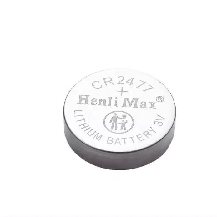Henli Max CR2477 3.0V แบตเตอรี่ลิเธียมหลักแบตเตอรี่ลิเธียมแมงกานีสไดออกไซด์ปุ่มรีโมทคอนโทรลของเล่นเครื่องใช้ในบ้าน Power