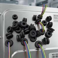 Service de découpe sur mesure de passe-câbles en caoutchouc EPDM double face pour isolation électrique et amortissement des vibrations, certifié ROHS