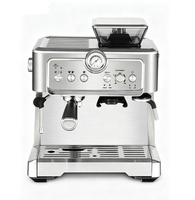 ANBOLIFE Cafetera Espresso 3 en 1, 20 Bares, Molinillo Integrado, Espumador de Leche, Café de Goteo, Cold Brew, CE CB OEM ODM