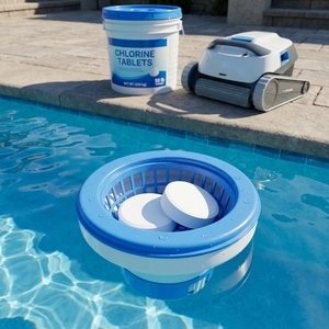 Nouvelle technologie, comprimés <span class=keywords><strong>de</strong></span> <span class=keywords><strong>nettoyage</strong></span> pour piscine, pureté <span class=keywords><strong>de</strong></span> l'eau 99 %, sûrs et efficaces, comprimés pour piscine. - Product Image 5