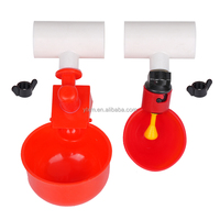 Ferme d'élevage PVC matériel 3 voies Joint 20mm T forme connecteur de tuyau d'eau volaille bol d'eau T connecteur