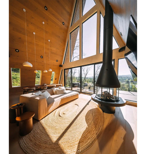 Tùy Chỉnh Sang Trọng Hai Phòng Ngủ Modular Nhà Đúc Sẵn Ánh Sáng Khung Thép Hiện Đại Cho Khách Sạn Hội Thảo USA Hình Tam Giác Khách Sạn - Product Image 3