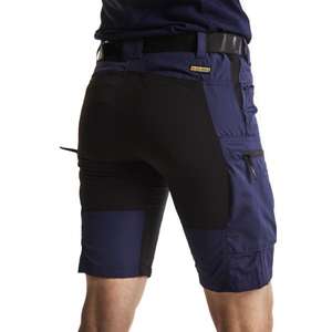 BLAKLADER - 714918458999C48 Women's Service shorts stretch <b>Navy</b> blue/Black - EAN 7330509538715 <b>WORK</b> <b>TROUSERS</b> <b>WORK</b> SHORTS - Product Image 5