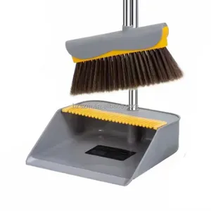 فرشاة توسيع سميكة تجتاح الأرضيات عالية الجودة تنظيف الأسنان مقلاة ومكنسة تنظيف منزلية