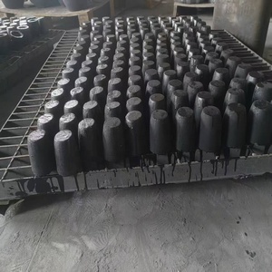 Petit <span class=keywords><strong>creuset</strong></span> de fusion carré en graphite de 50 kg pour la fusion du cuivre, pour la fonderie industrielle et la fusion de métaux, en argile de fer, en vente - Product Image 1