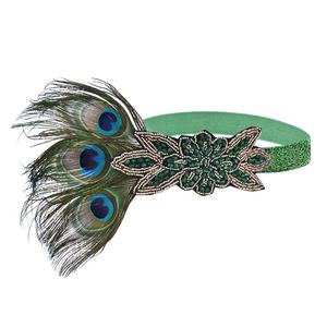 Ensemble d'accessoires de costume Flapper <span class=keywords><strong>Gatsby</strong></span> des années 20 : Bandeau, Collier de perles, Gants, Porte-cigarette, Pique à cigarette – Kits Flapper des années 20 - Product Image 5