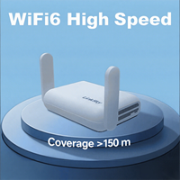 Nuevo HLK- WR10 Mini enrutador hogar de alta velocidad Gigabit AX3000 WiFi6 inalámbrico 2,5G puerto de red 2.4G5.8G soporte de doble banda Firewall