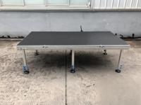 Scène et plateforme télescopiques en aluminium pour événements et concerts, portables et pliables, charge maximale 1653 lbs (750 kg)