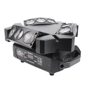9 pièces * 120W RGBW LED DMX512 Projecteur mobile Spider pour parc à thème, événement, <span class=keywords><strong>mariage</strong></span>, <span class=keywords><strong>DJ</strong></span>, club - Product Image 6