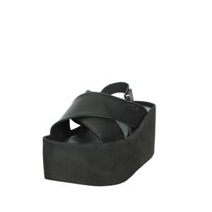 Sandalo con Zeppa da Donna Alberto Guardiani Nero Stile Platform - Product Image 6