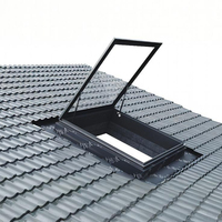Puits de lumière sur mesure en aluminium pour véranda de villa, éclairage professionnel avec portes et fenêtres en PVC et verre acrylique, utilisation électrique