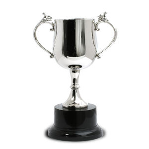 Copa de Trofeo Perpetuo de campeonato <span class=keywords><strong>italiano</strong></span> personalizable, chapado en plata con adorno de plata - Product Image 1
