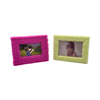 Set Buku Catatan Bingkai Foto Persegi Panjang Kertas Plush Lucu dan Menggemaskan, Desain Kustom - Perlengkapan Kantor/Sekolah/Rumah DIY yang Lembut