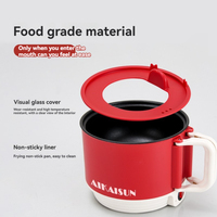 OEM ODM Marmite Électrique Pliable Multifonctionnelle 1,5L 450W 220V, Portable Antiadhésive pour Ramen et Hot Pot, Idéale pour Dortoir et Voyage