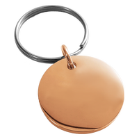 Porte-clés en acier inoxydable de haute qualité en gros