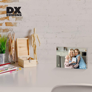 DX thiết kế <span class=keywords><strong>Acrylic</strong></span> khung hình rõ ràng hai mặt khung ảnh với từ <span class=keywords><strong>acrylic</strong></span> tự đứng cho Tabletop hiển thị - Product Image 5