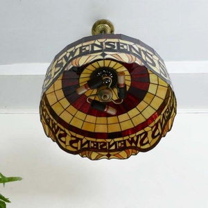 Lámpara de Araña de Estilo Europeo de 20 Pulgadas, Diseño Vintage Tiffany con Vidrio de Colores y Motivos de Frutas, Ideal para Restaurantes y Comedores, Directo de Fábrica en China - Product Image 5