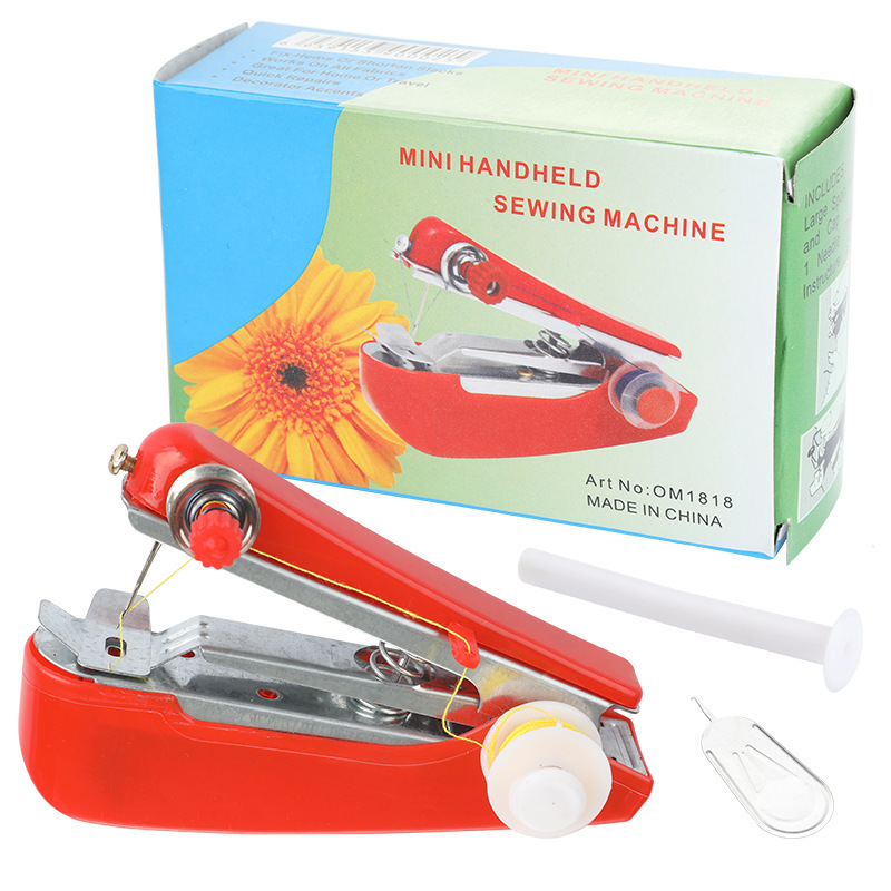 Portable Mini Manual Sewing Machine Simple Operation Sewing Tools Sewing Cloth Fabric Handy Needlework Tool · image 4