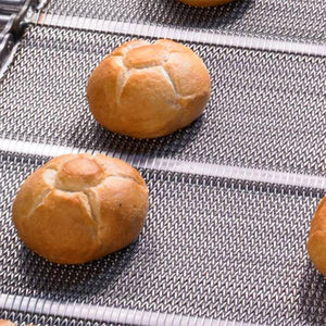 Tavlama için isıya dayanıklı Metal paslanmaz çelik çift Spiral tel fırın taşıma bandı dokuma örgülü konveyör bant - Product Image 5