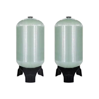 Tanque de Almacenamiento de Fibra de Vidrio FRP, Recipiente a Presión con Estructura de Cúpula y Orificios para Sistemas de Tratamiento de Agua, 125/150 PSI, ISO9001, CE, NSF