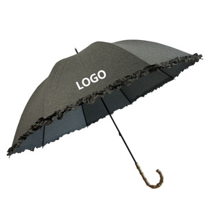 Paraguas de Golf Grande de Doble Uso, Resistente a Tormentas y Lluvia, con Mango Largo de Bambú de 8 Varillas y Logotipo con Impresión UV - Product Image 2