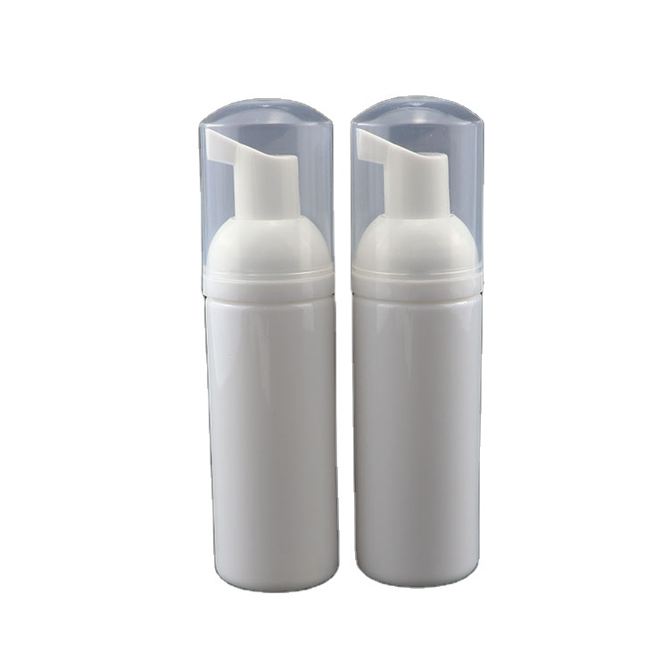 In Stock White 100ml 120ml 150ml 200ml 250ml Plastic Bottle Foamer Pump Bottles With White Foaming Pump