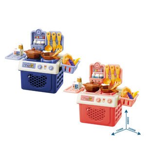Jouets Lucky Toys Happy <span class=keywords><strong>Gourmet</strong></span>, ensemble de cuisine miniature pour jouer à faire semblant, 26 pièces, profitez d'un temps de cuisine amusant, développez les compétences pratiques des enfants - Product Image 1